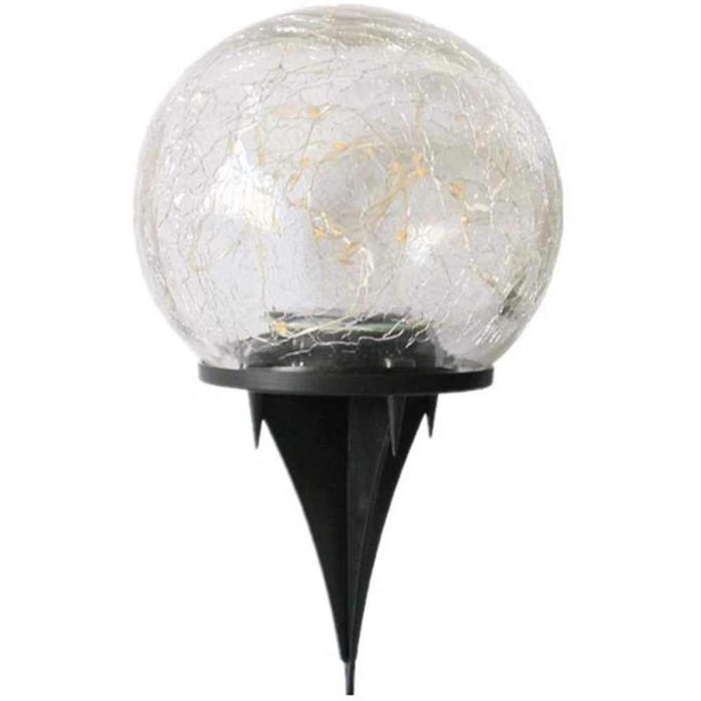 Solar Grass Ball Light Waterproof Solar Crack Light Outdoor Garden Lamp