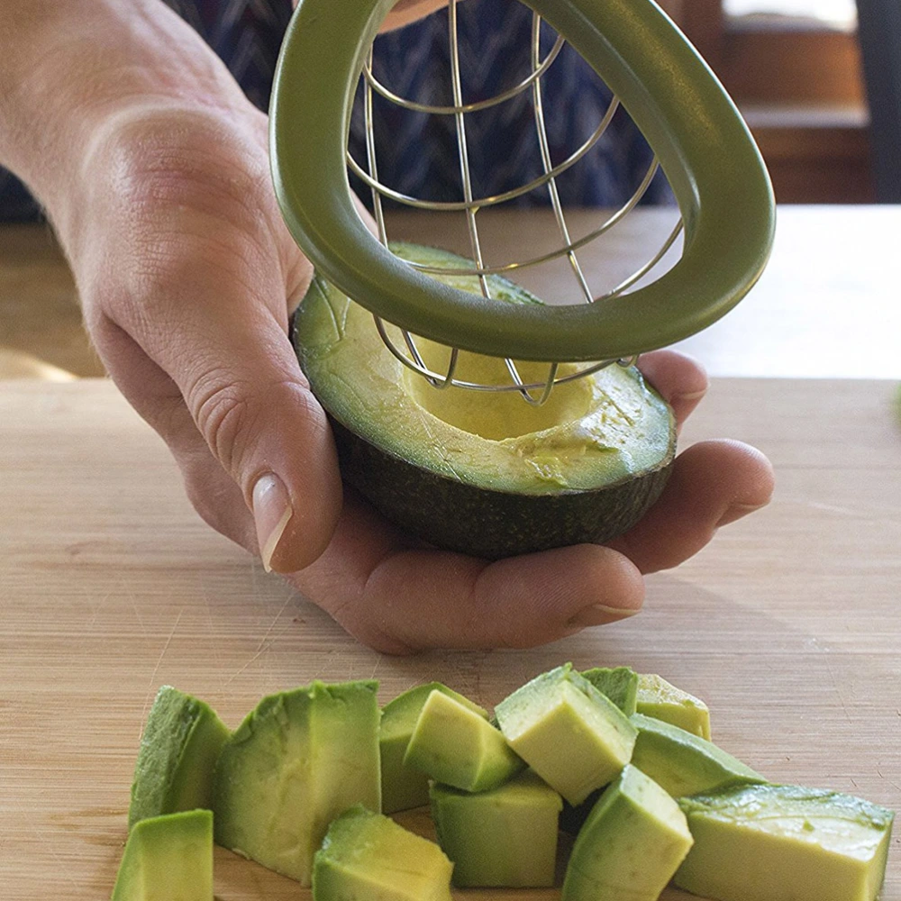 Stainless Steel Avocado Cutter Slicing Tool Fruits Separation Kitchen Hand Tool