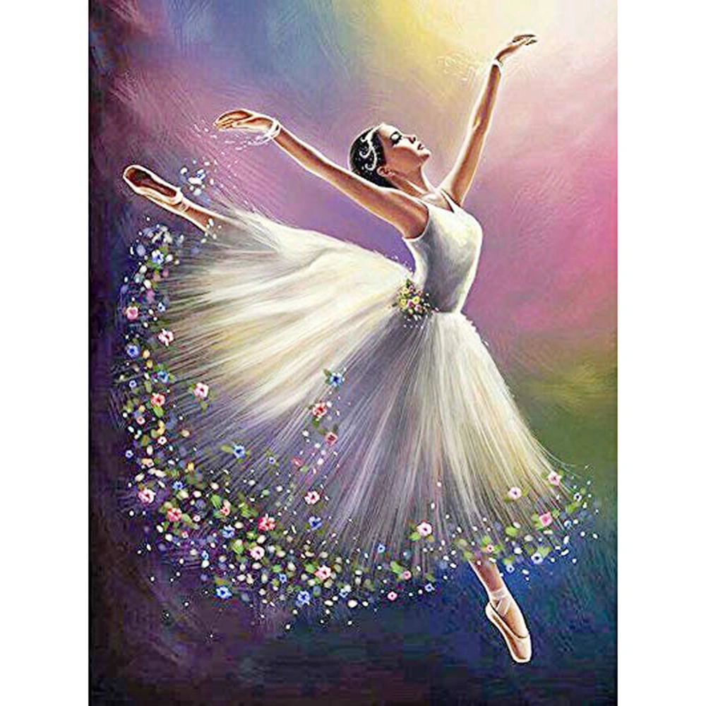 DIY Beautiful Dance Girl Rhinestone Painting 3D Cross Stitch Kits Full Rhinestone Painting Decoration