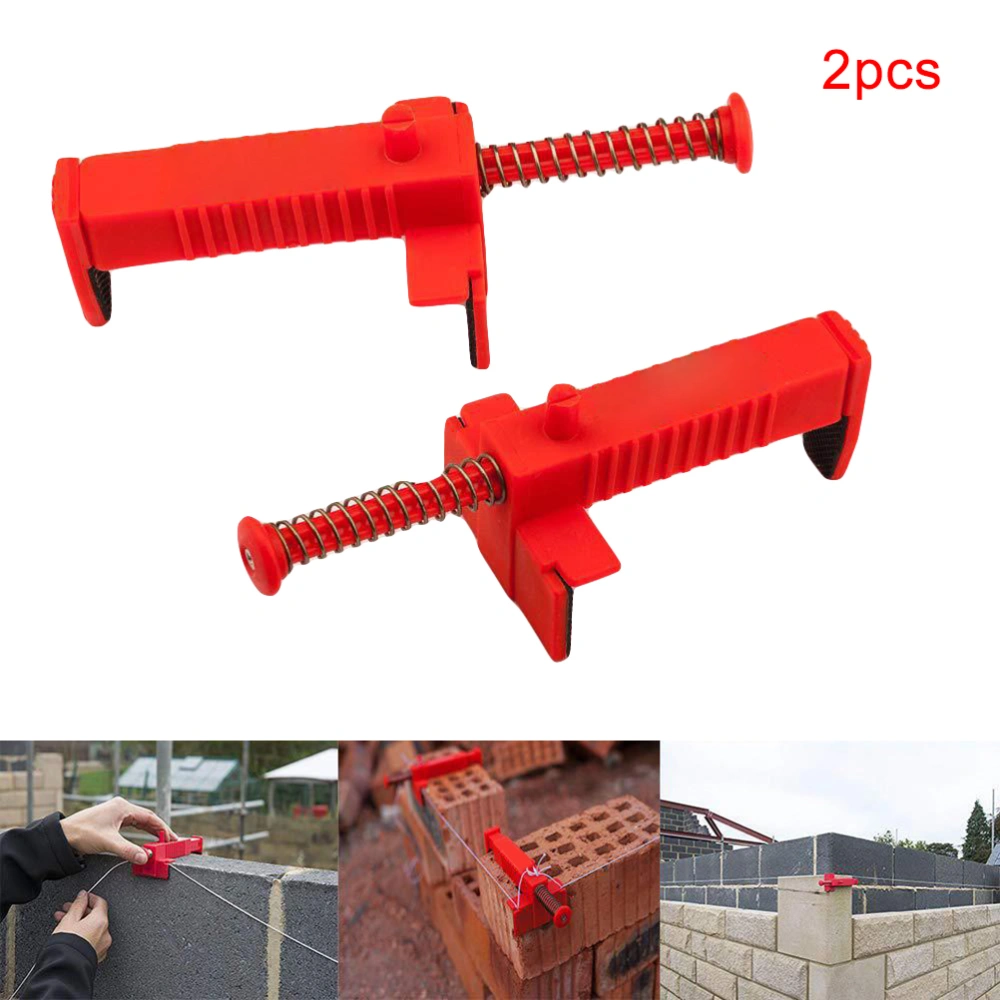 1 Pair Engineering Plastic Bricklaying Line Drawing Tool Brick Leveling Measuring Tool for Bricklayer