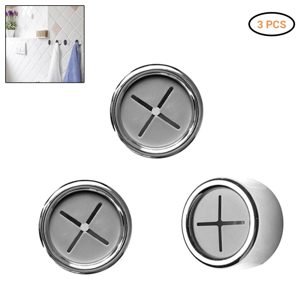 3Pcs Kitchen Towel Hooks Self Adhesive Towel Hooks for Bathroom Shower Kitchen