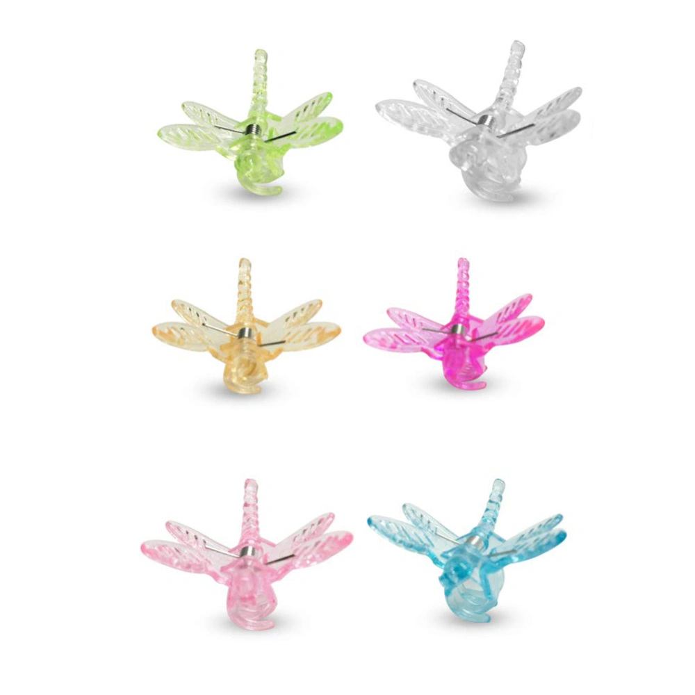 30 Pcs Dragonfly Orchid Clips Plastic Garden Plant Support Clips Flower Vine Clips