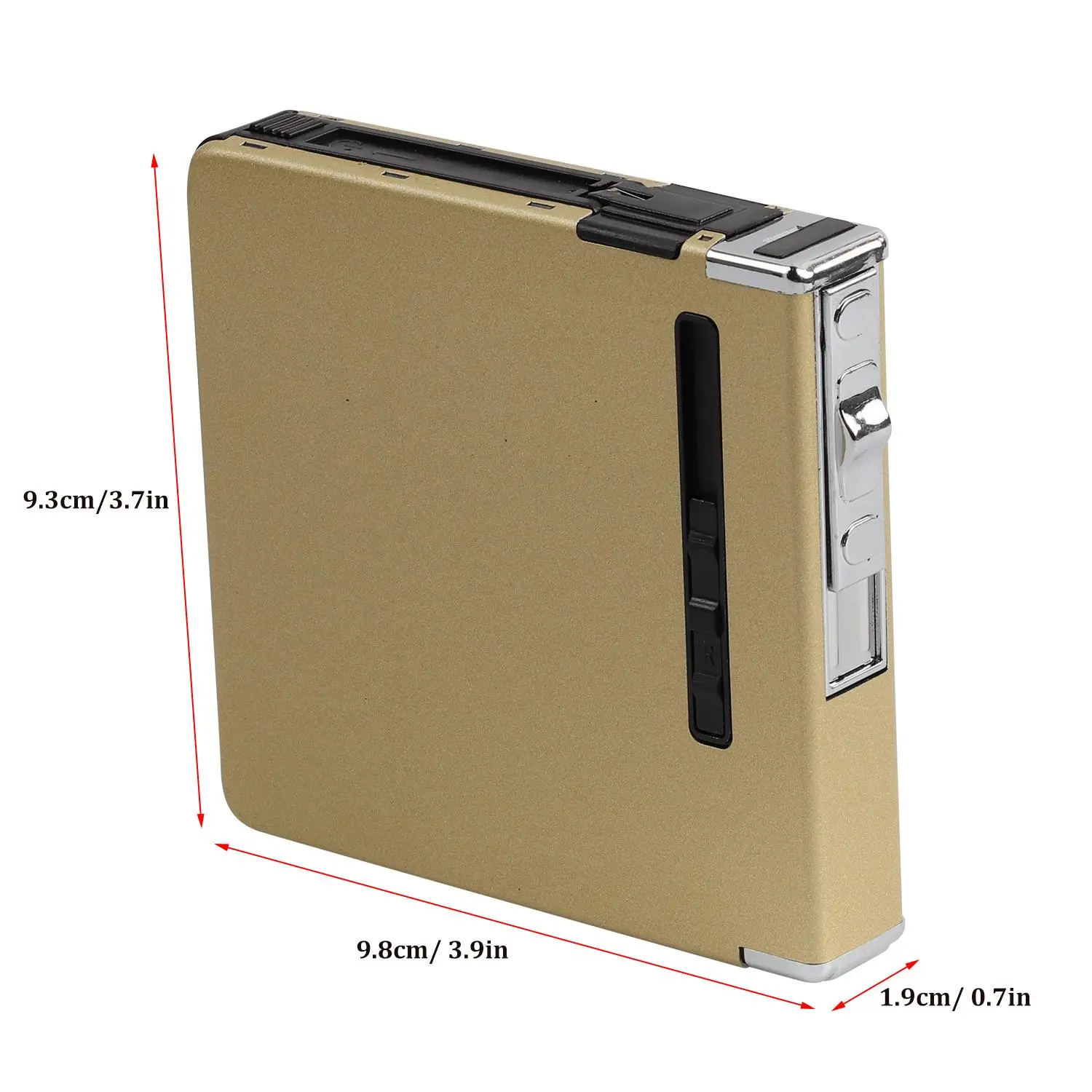 Multifunction Cigarette Case Rechargeable Lighter Moisture Proof Cigarette Case