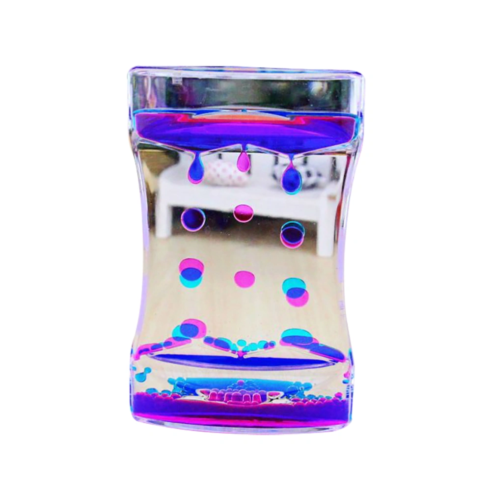 Colorful Liquid Timer Anxiety Relief Toys Liquid Motion Timer Bubble Timer Hourglass Toys for Kids and Adults