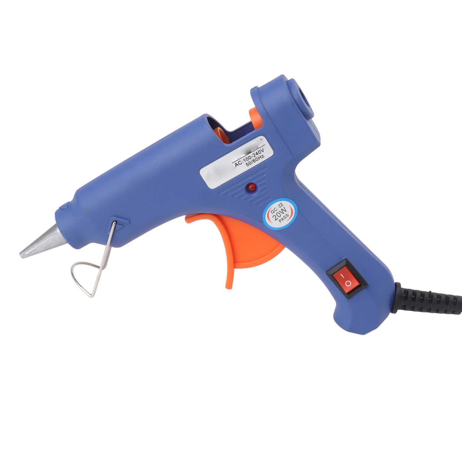 20W Hot Melt Glue Machine Portable Manual Electric Hot Glue Sticks Tool for DIY Art Craft Home Repair Decor US Plug 100 to 240V