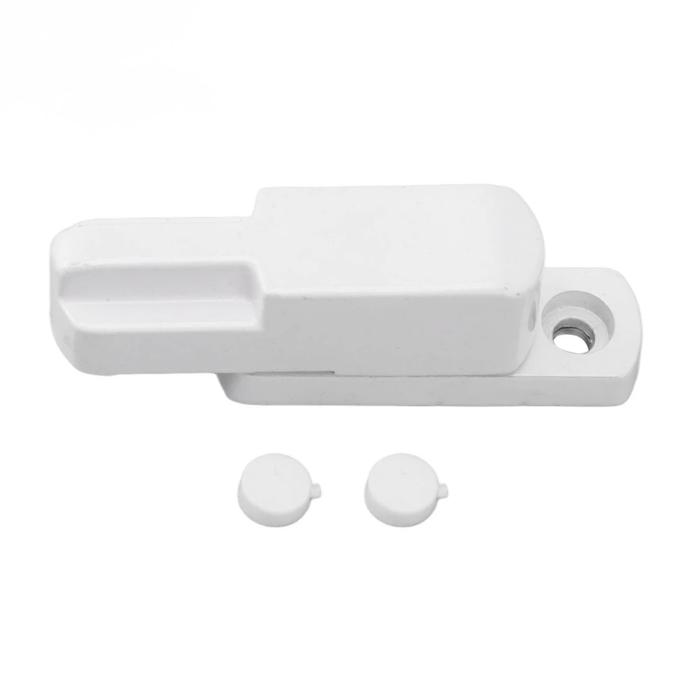 Window Latch Sash Lock Aluminum Alloy Anti Theft T Type Universal Child Proof Safety Lock for Home Security White