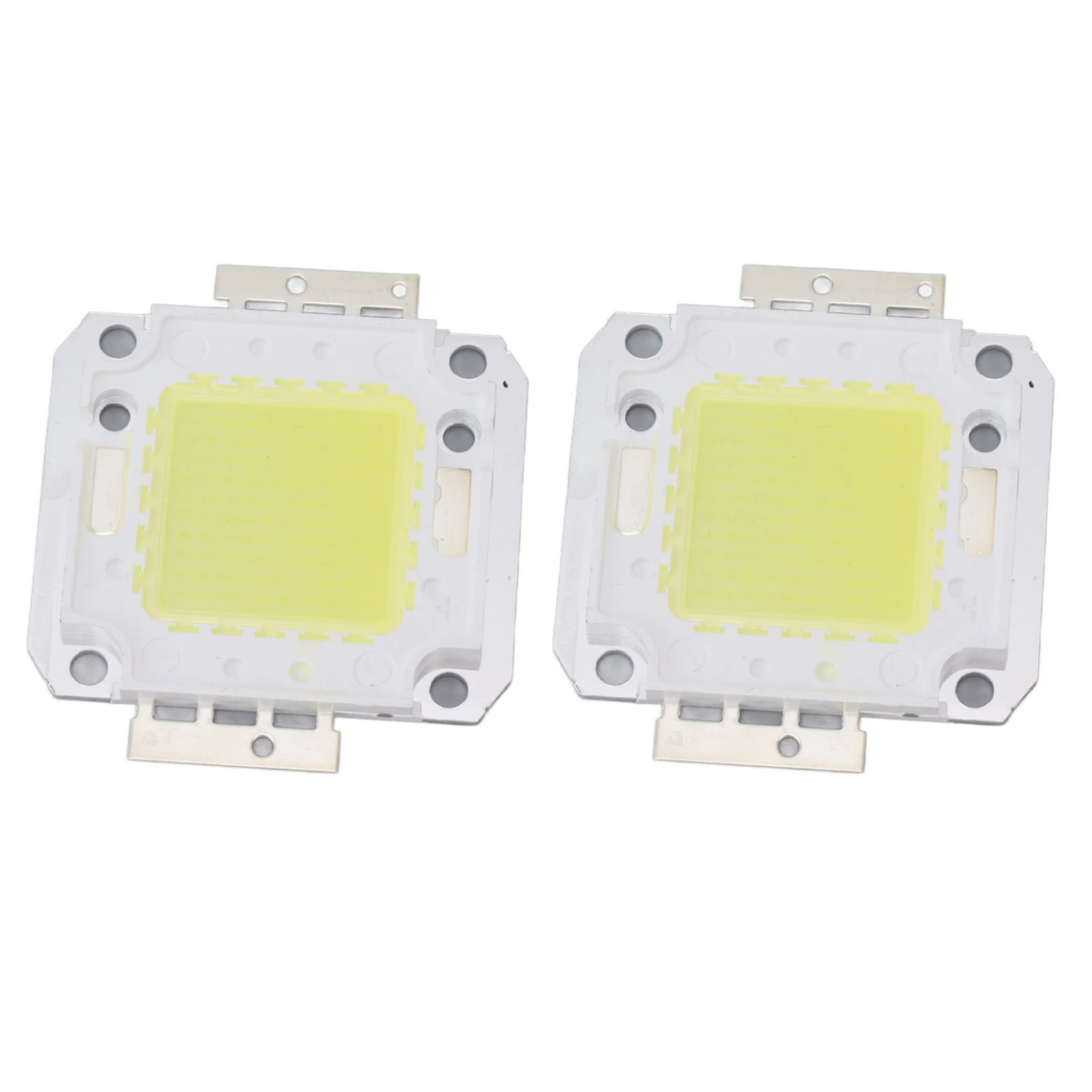 2 Pieces 100W COB LED Light Chip 9600LM 6000K LED Light Chip Beads for LED Casting Light 32‑36V