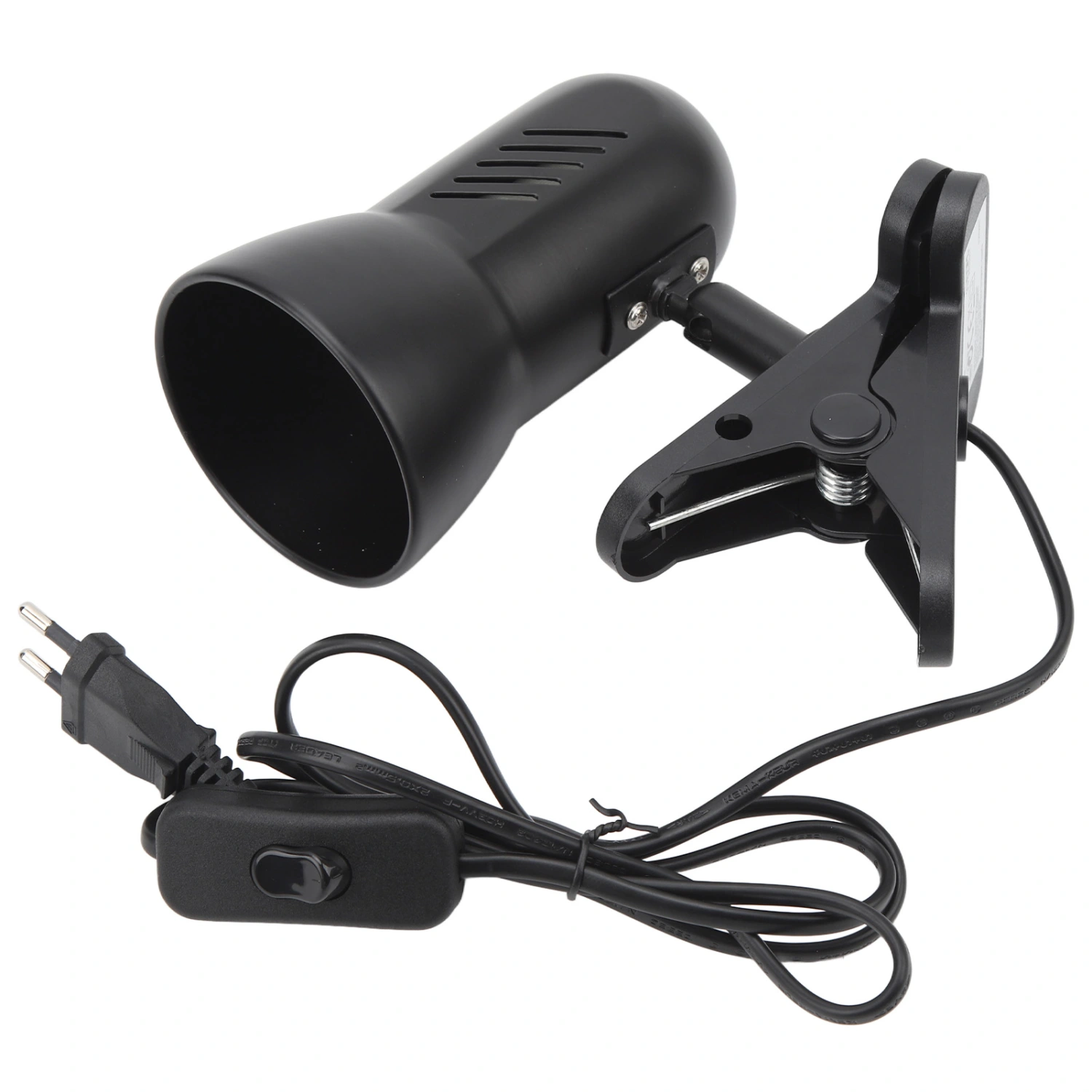 LED Clamp Work Lamp 360 Degree Rotatable Head E27 Table Lamp Holder Plug and Play Clip On Reading Light EU Plug 85‑265V