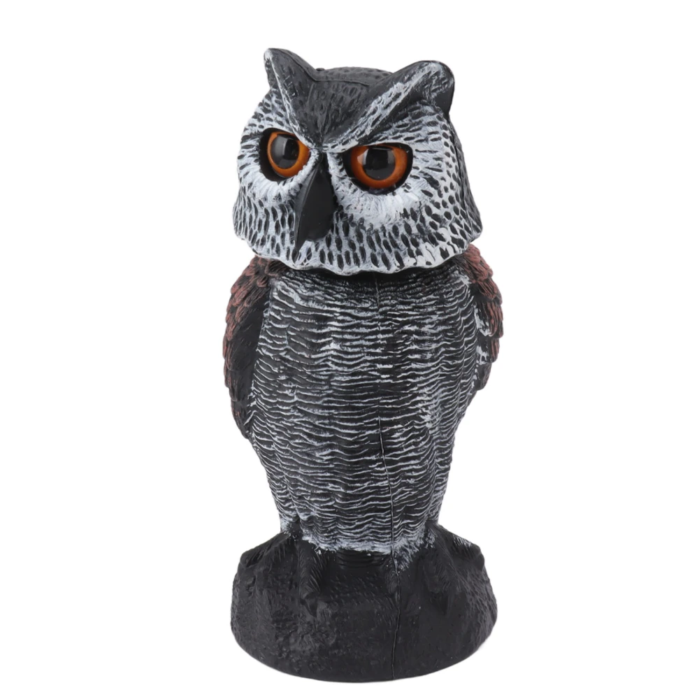 Plastic Shake Head Owl Decoy To Scare Birds Away Scarecrow Fake Owl Outdoor Garden Decoration