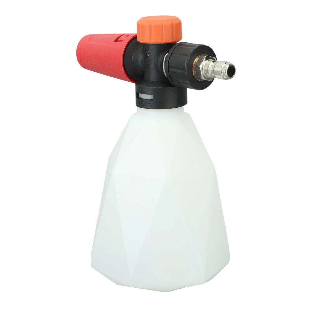 Car Foam Sprayer 500ml Portable High Pressure Foam Blaster with 1/4 Inch Quick Connector for Garden Car Washing Rhombus