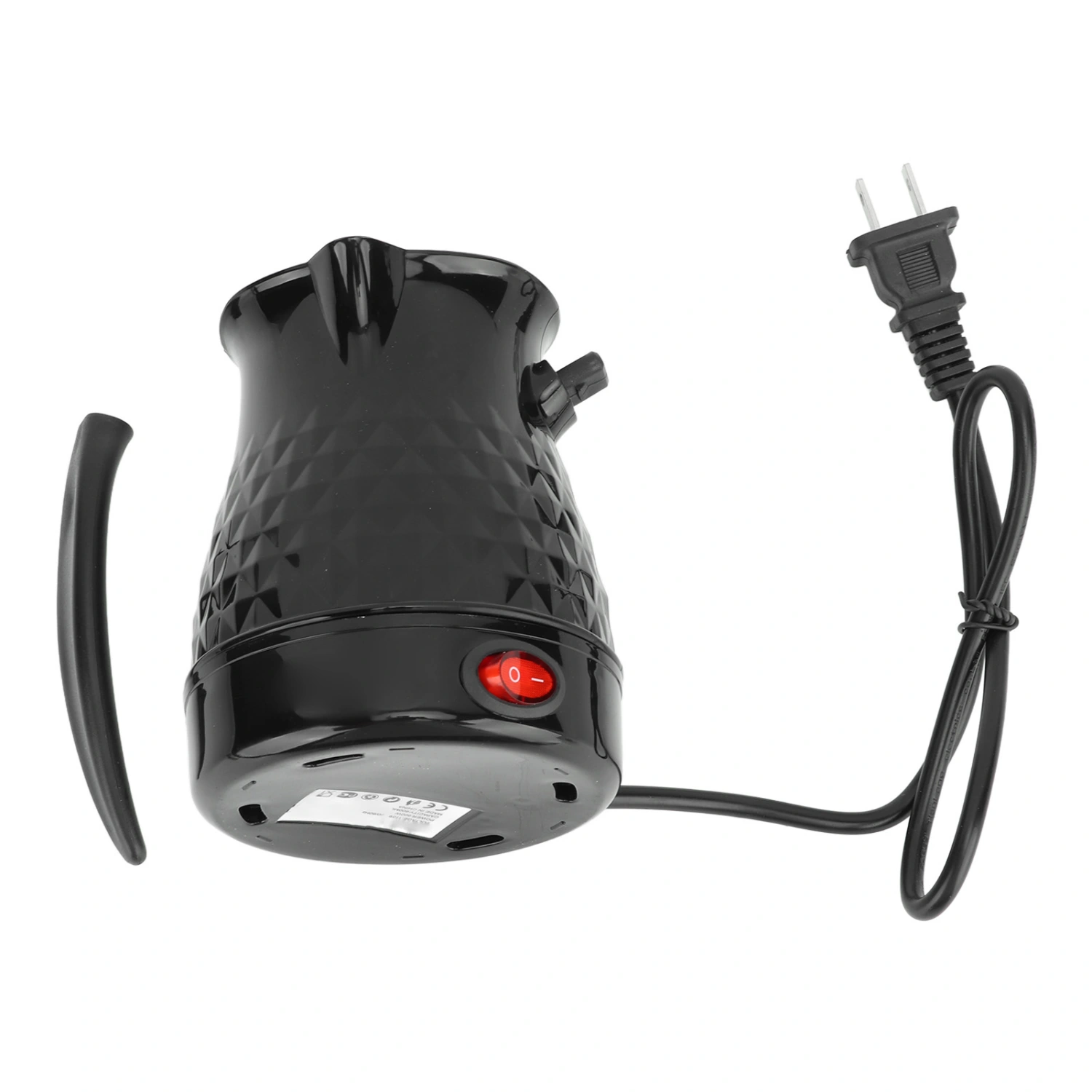 Stainless Steel Coffee Maker Anti Scald Even Heating Electric Coffee Pot with Removable Handle US Plug 110V 600ml
