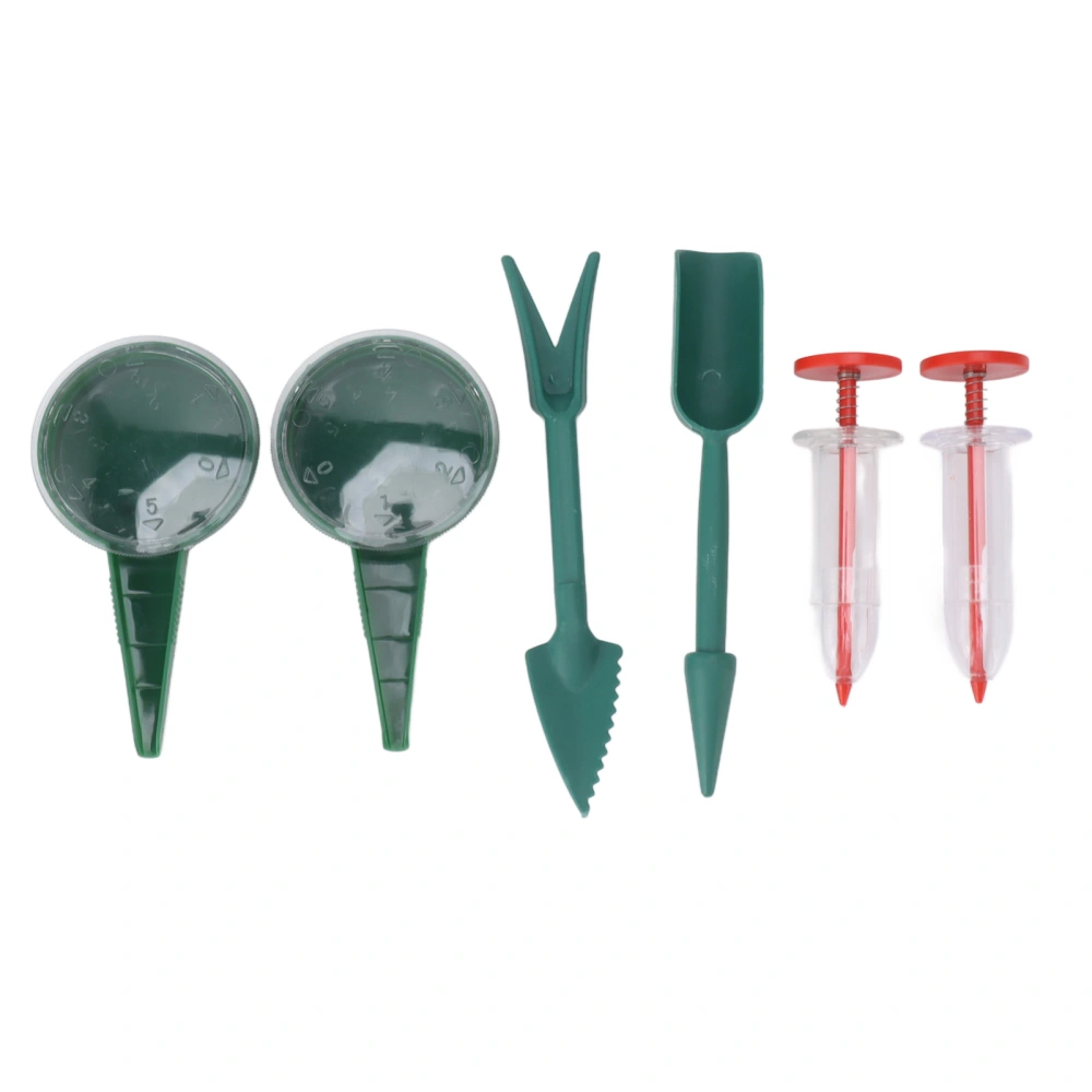 6 Piece Set Mini Sowing Seed Dispenser Portable Handheld Seed Spreader Tool for Carrot Lettuce Grass Spinach Seed