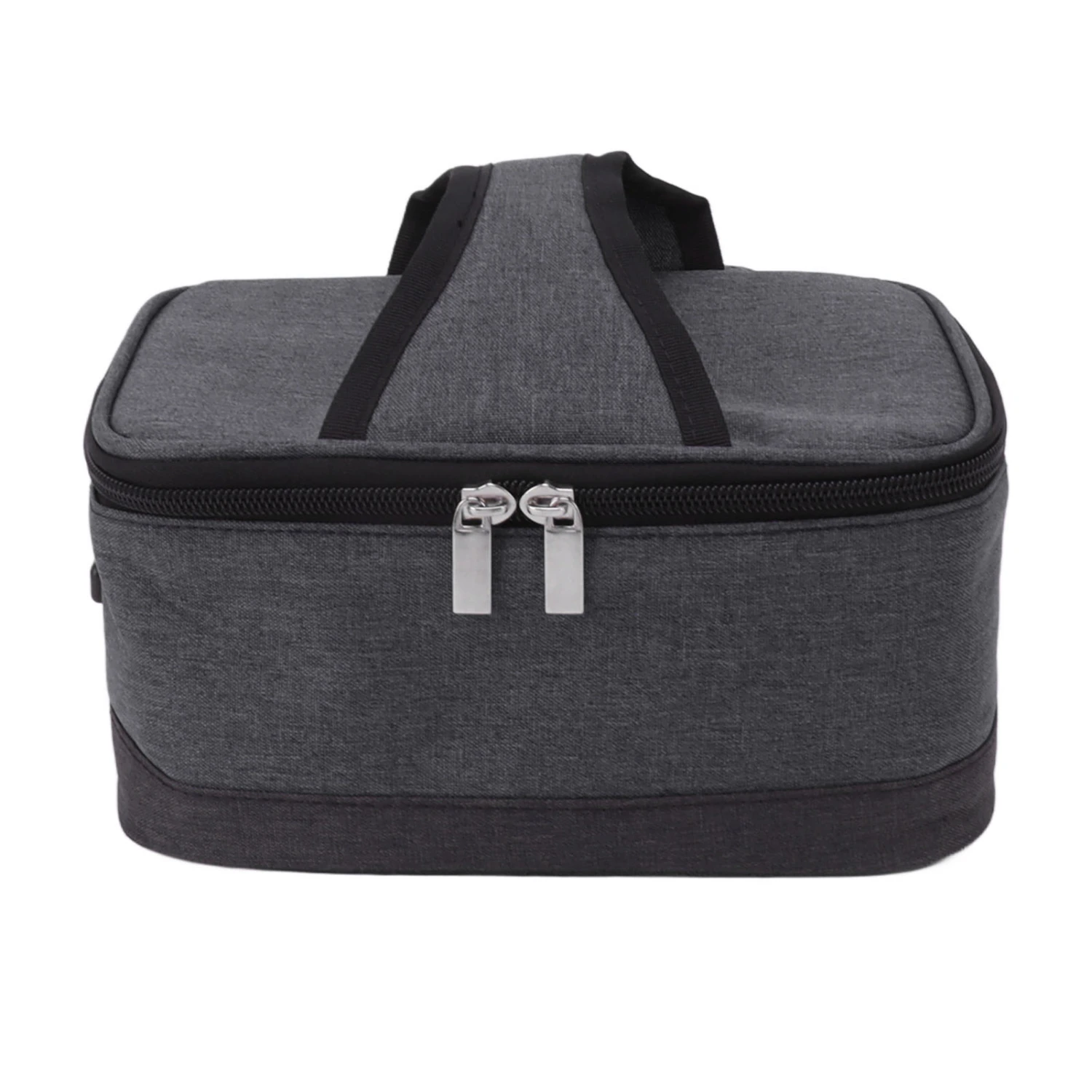 Portable Electric Lunch Box Food Heater USB Constant Heating Insulation Bag Heated Lunch Box Bag Light Gray
