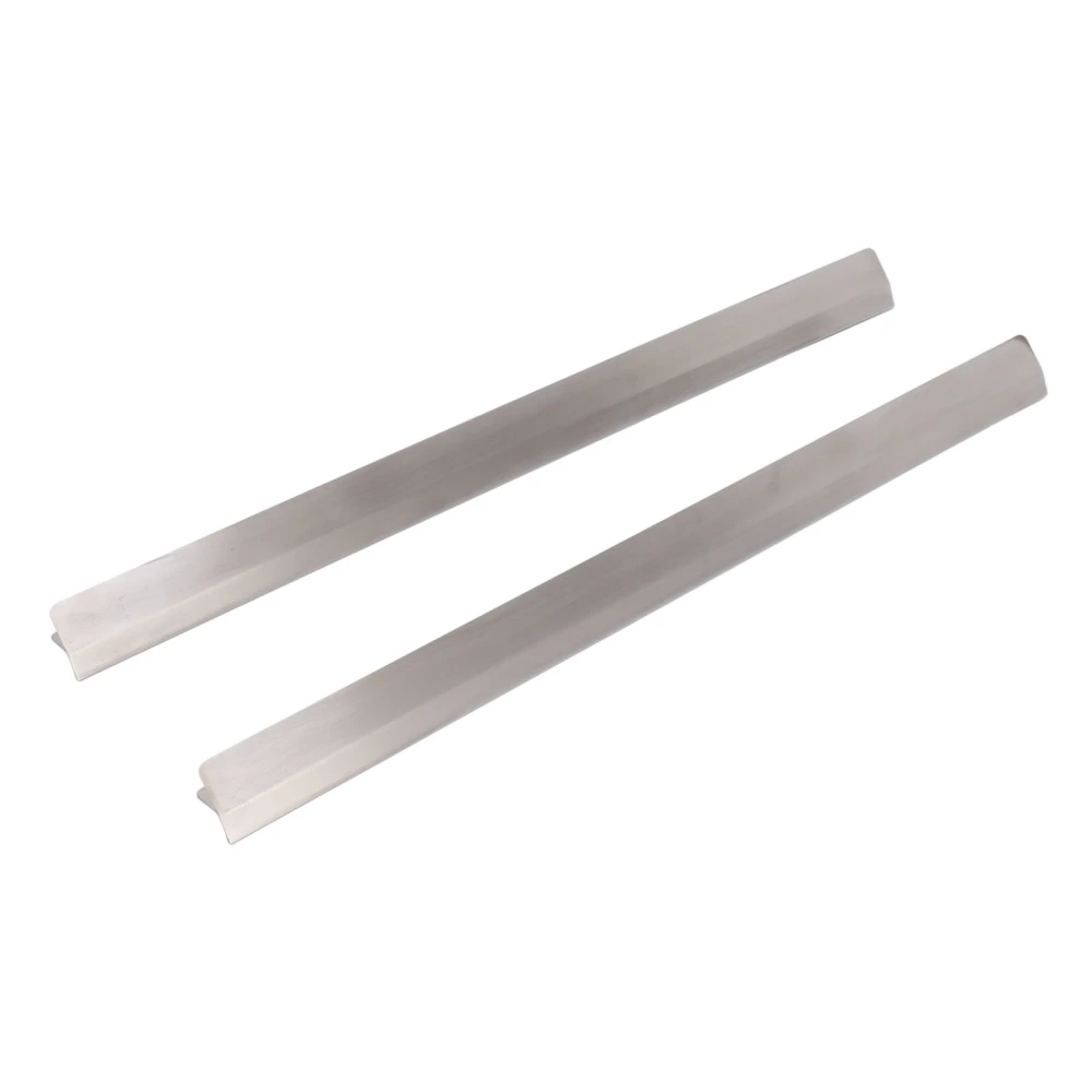 2PCS Kitchen Stove Counter Gap Cover Easy Cleaning Stainless Steel Gap Cover for Kitchen Supplies