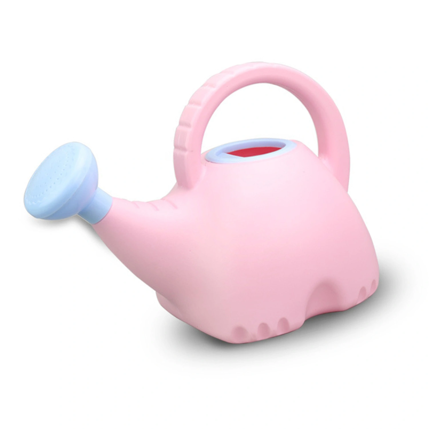 Children Watering Can Elephant Shape Cute Plastic Watering Kettle Gardening Toy 1.5L Pink