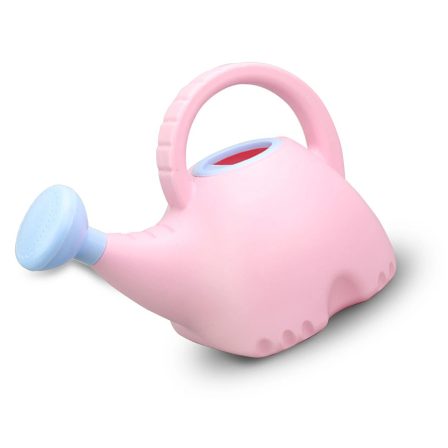 Children Watering Can Elephant Shape Cute Plastic Watering Kettle Gardening Toy 1.5L Pink