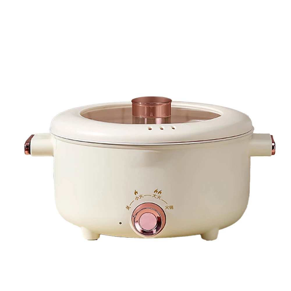 Electric Cooking Pot 3.5L 3 Temp Modes Antisticking Ceramic Glaze Multi Function Electric Cooker for Home Cooking 220V AU Plug