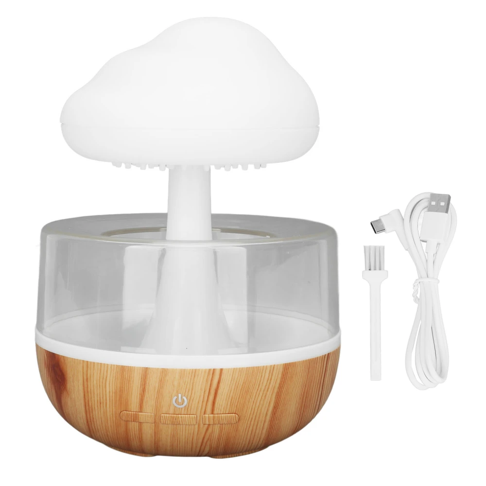 Rain Cloud Humidifier Water Drip Cute Essential Oil Diffuser with 7 LED Light for Bedside