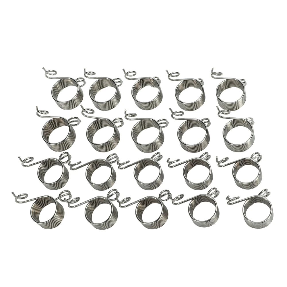 20PCS Guide Finger Holder with 10PCS Large Ring 10PCS Small Ring Stainless Steel Knitting Thimble for Crochet Knitting Crafts Accessories Tool