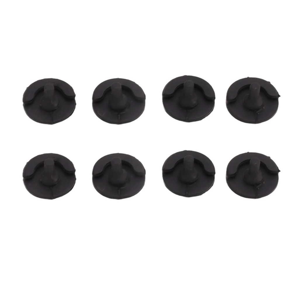 8pcs Fryer Silicone Feet Scratch Proof Round Heat Insulation Kitchen Fryer Tray Feet for Frying Pan Barbecue Pan