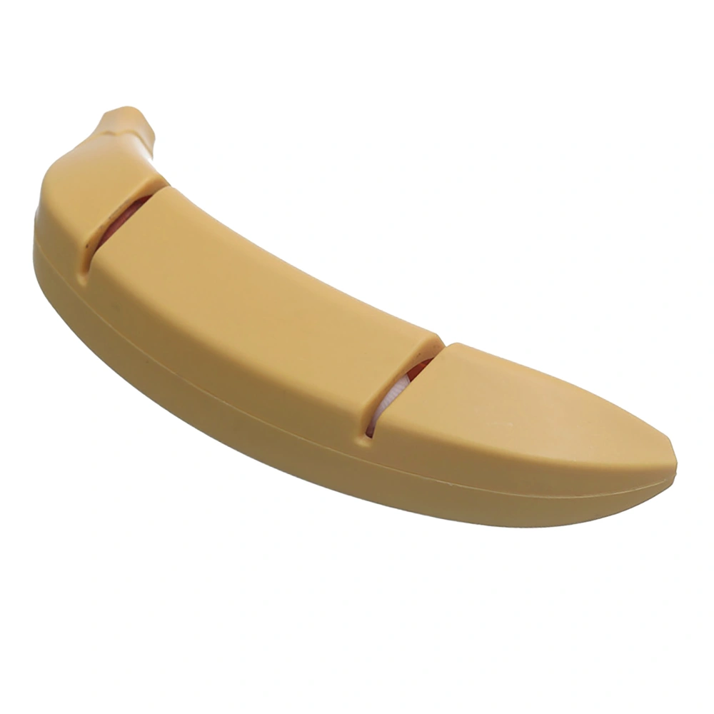 Knife Sharpener 2 Slot Kitchen Knives Sharpen Blade Sharpening Tool Banana Design Decor Yellow Standard