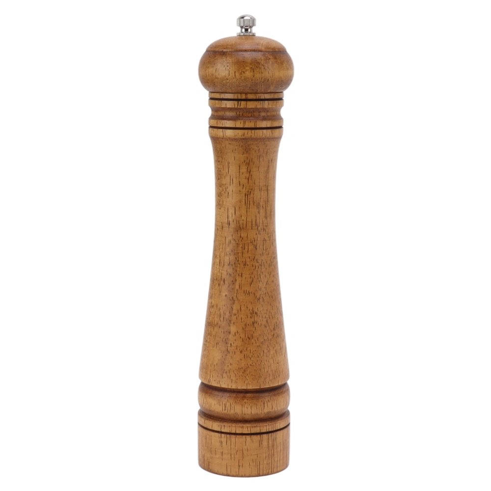 Wooden Pepper Grinder Professional Coarseness Adjustable Ceramic Grinding Core Salt Pepper Mill for Home Use 26.9x5.5cm / 10.6x2.2in