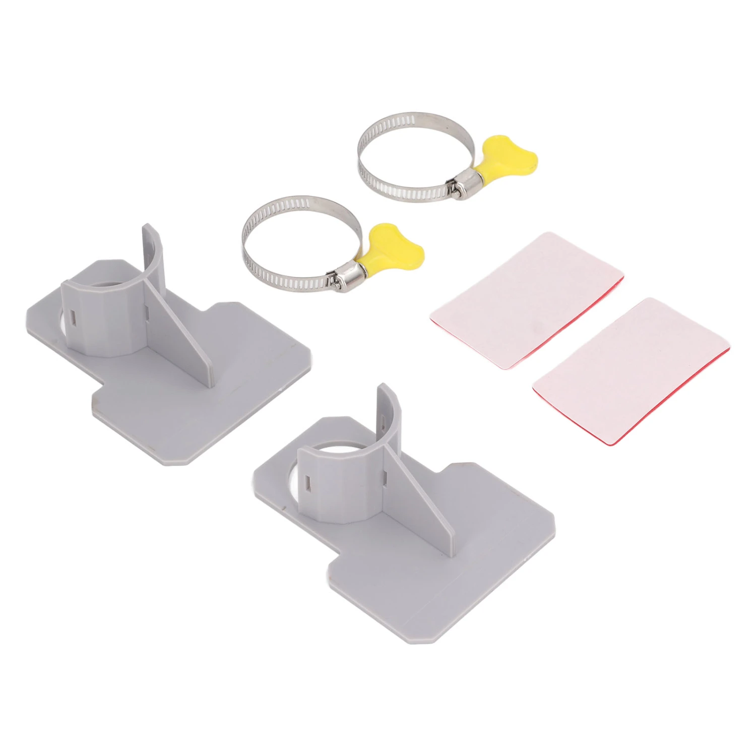 Swimming Pool Pipe Holders Above Ground Swimming Pool Hose Support Brackets with Tape Cable Tie for Preventing Pipes Sagging Accessory
