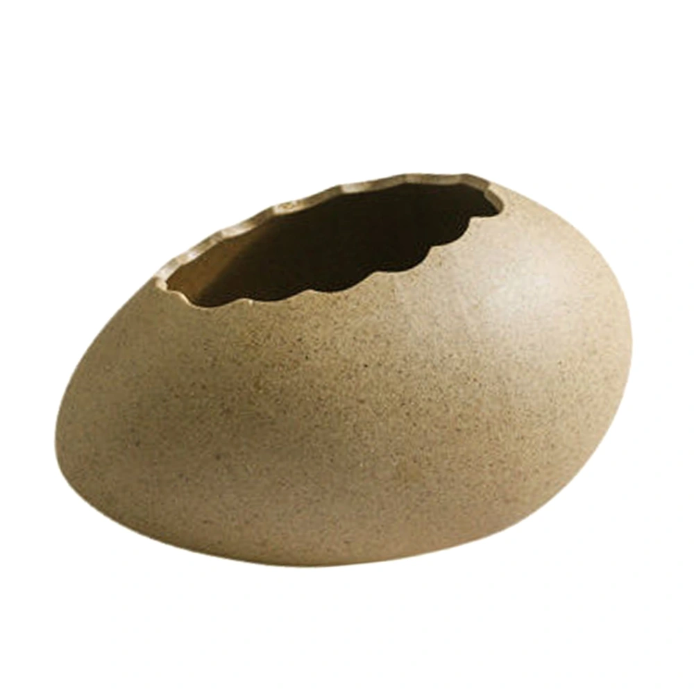 Egg Shell Bowl Ceramic Lifelike Decorative Toxic Free Noodle Dessert Bowl for Home Restaurant