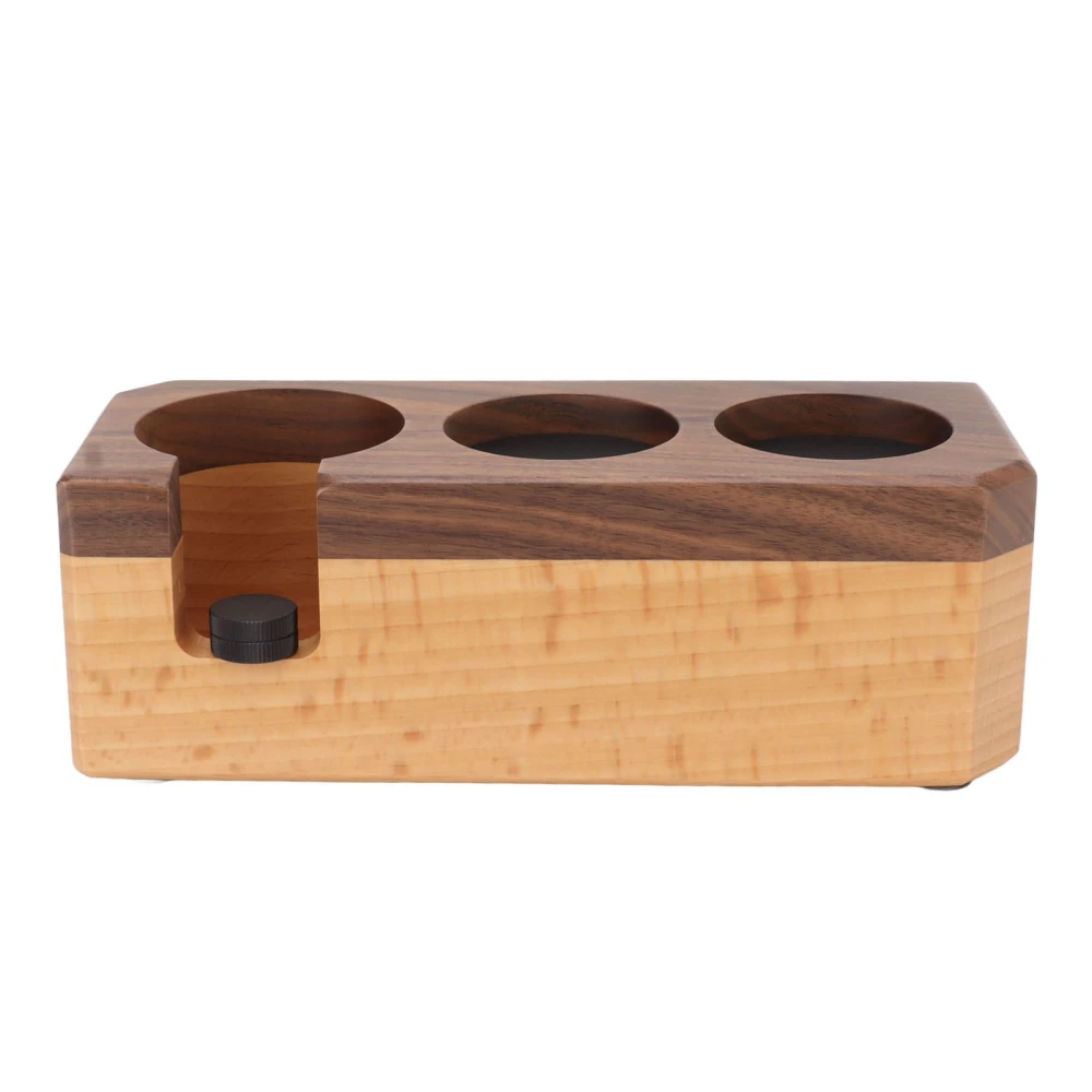 Tamping Station Thick Wood Anti Slip Mats Elegant Multifunction Tamper Holder for 51 54 58mm Portafilter Distributor Small