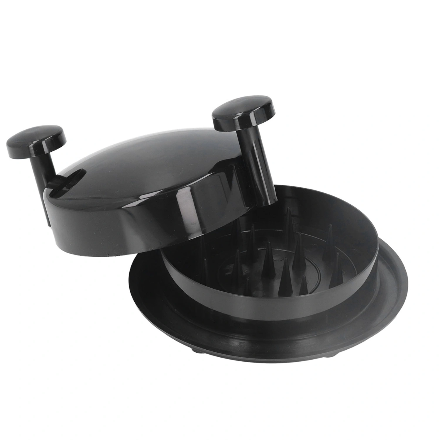 Meat Shredder Prevent Slip Base Efficient Manual Meat Shred Machine with Handles for Chicken Beef Black