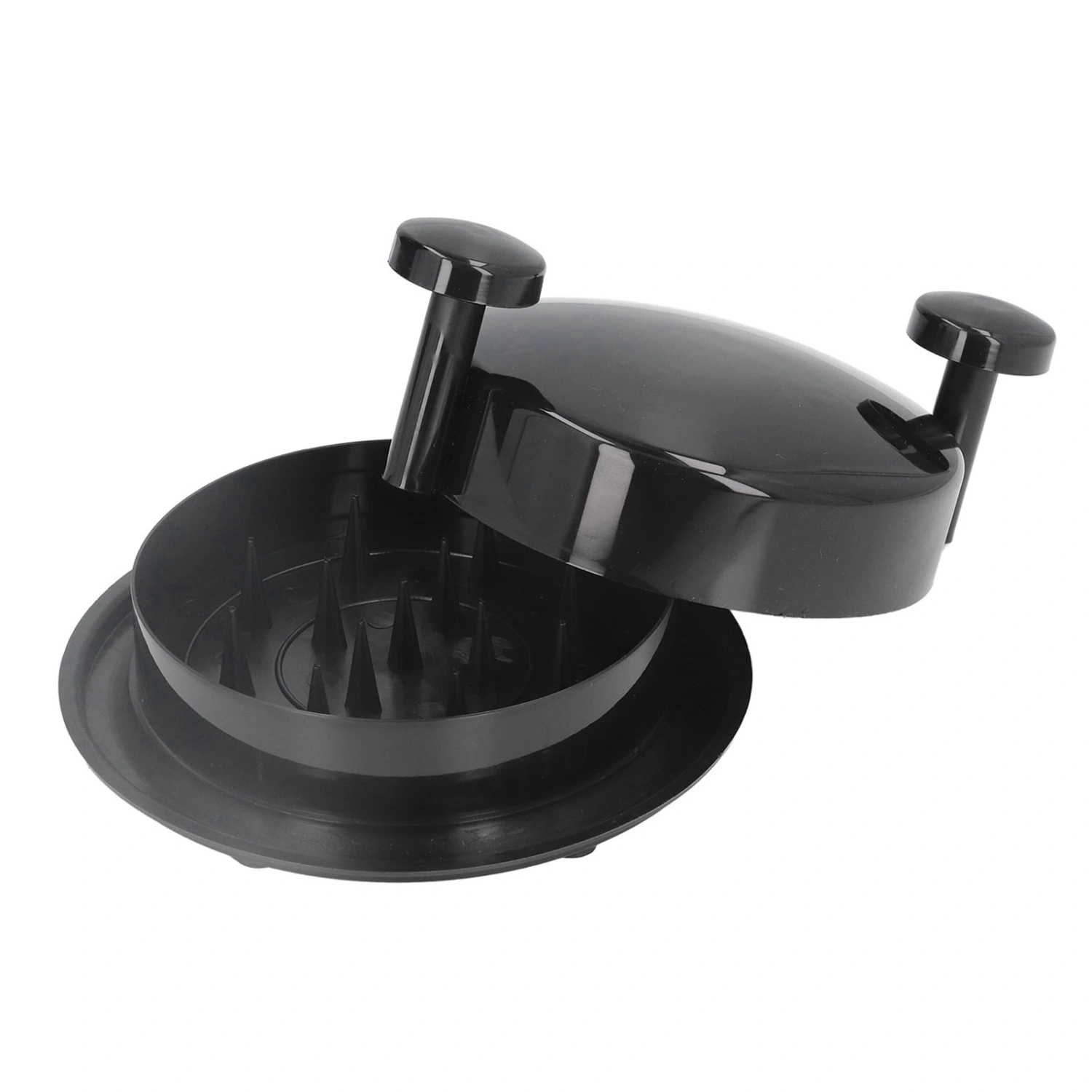 Meat Shredder Prevent Slip Base Efficient Manual Meat Shred Machine with Handles for Chicken Beef Black