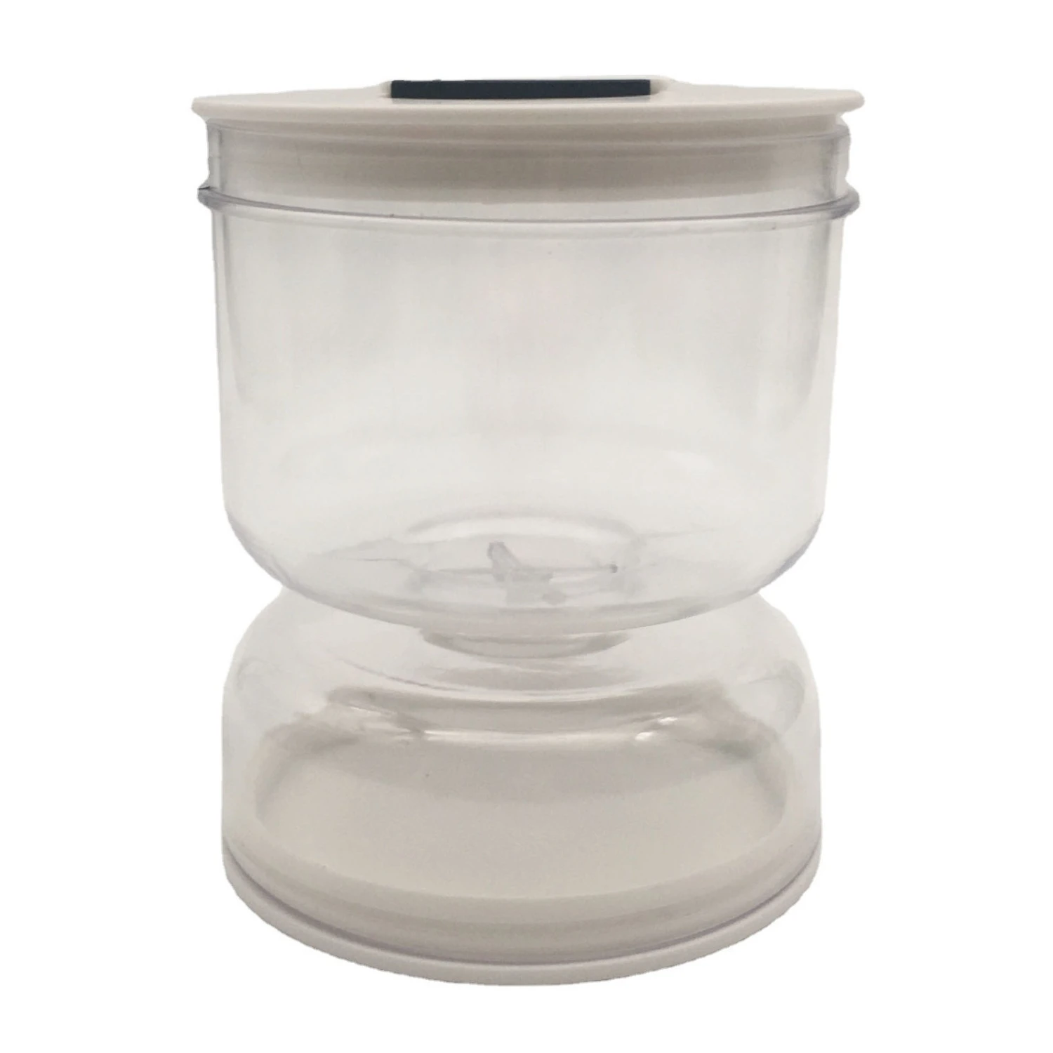 Hourglass Pickle Jar Juice Separator From Wet and Dry Leakproof Upside Down Olives Food Saver Container Airtight Lid