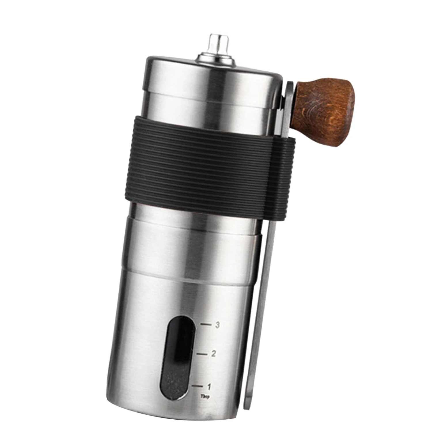 Manual Coffee Grinder Adjustable Particles Size Stainless Steel Coffee Bean Grinder for Household