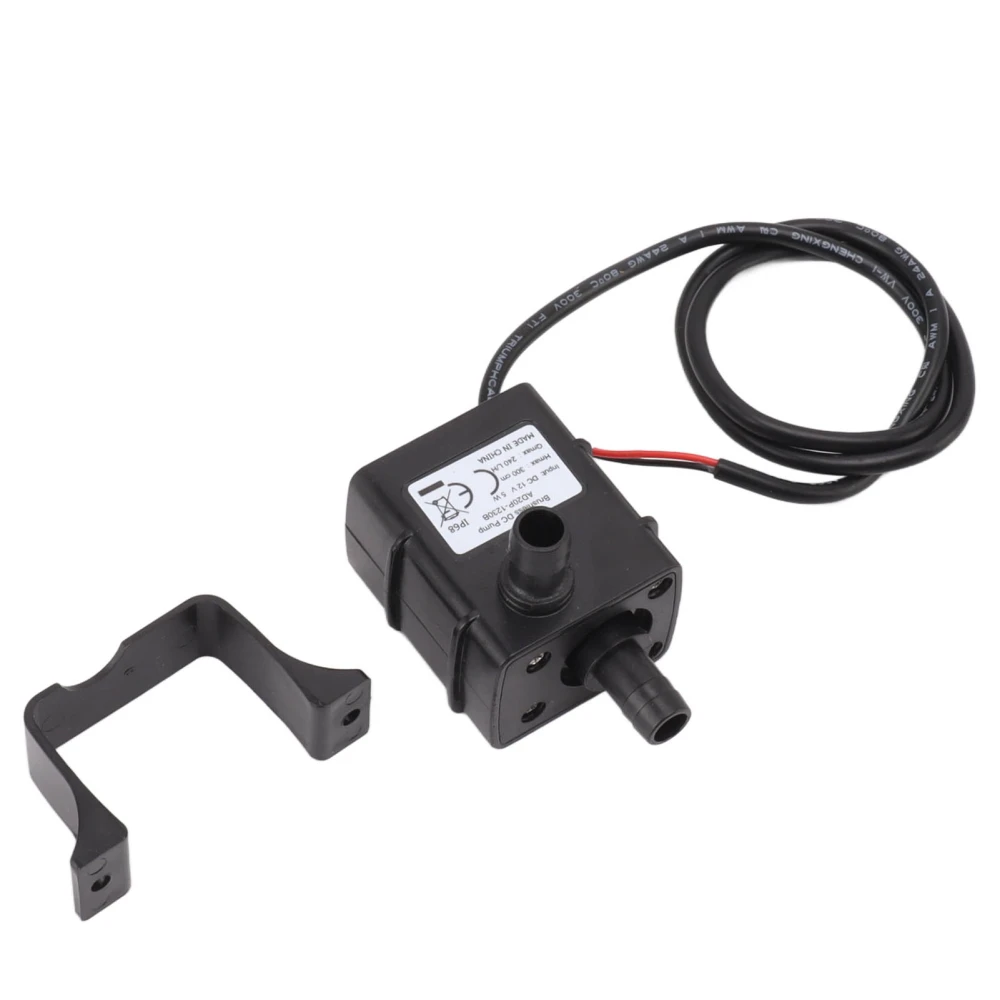 DC 12V Brushless Motor Pump Low Noise Mini Water Cooling Submersible Pump Micro Centrifugal Pump for Landscape Fountains