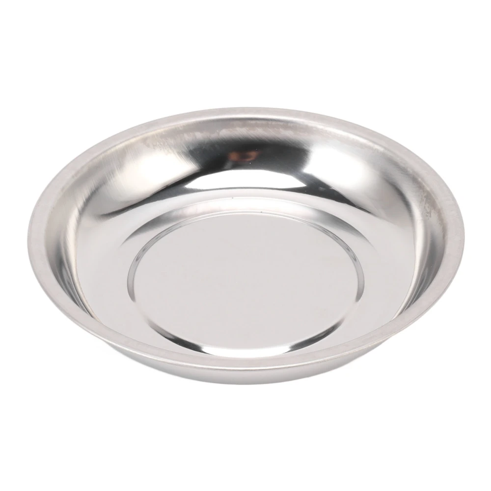 6 Inch Round Magnetic Parts Tray Stainless Steel Magnetic Tools Bowl for Screws Nuts Bolts and Small Tools