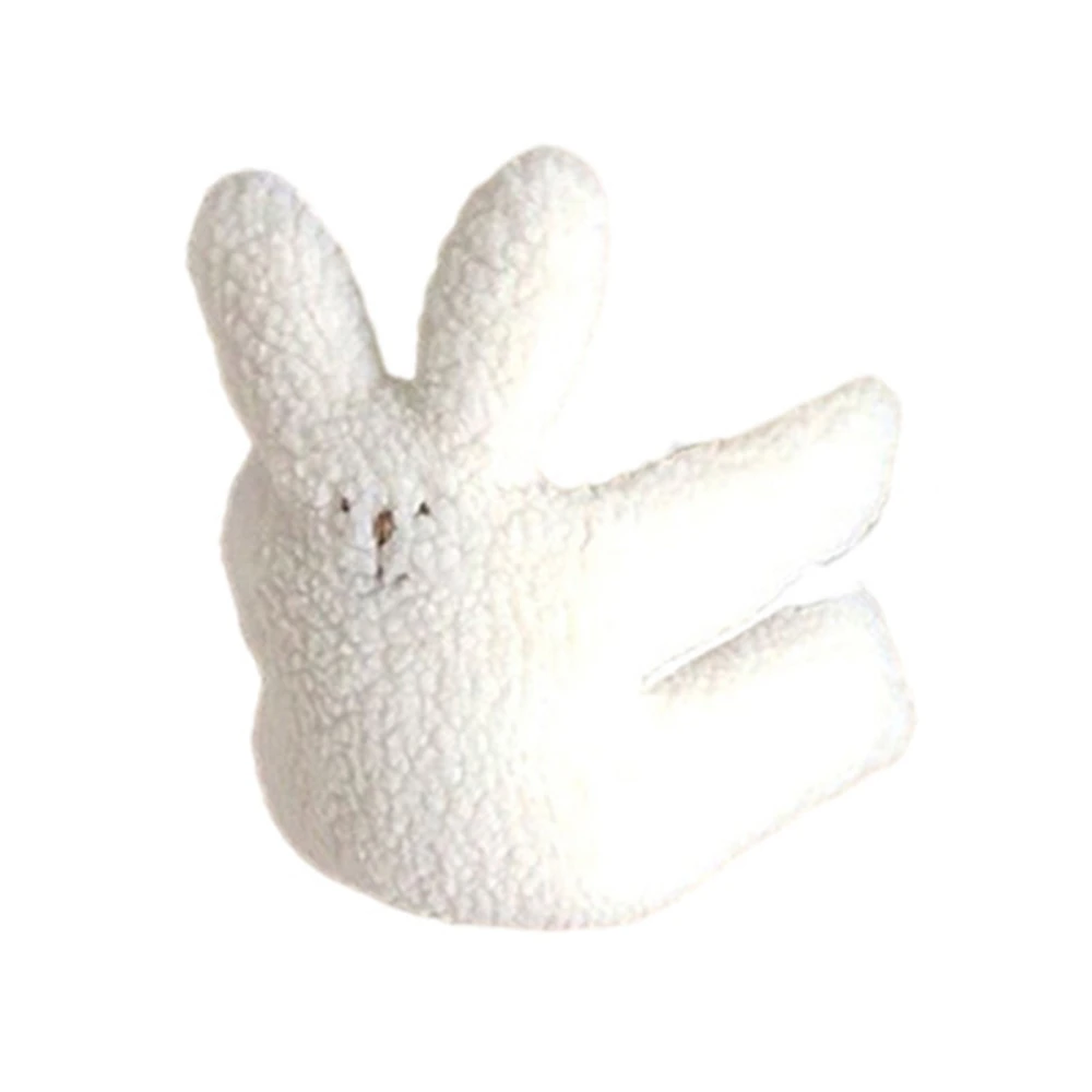 Door Slam Stopper Lamb Cashmere PP Cotton Anti Pinch Door Pinch Guards for Children Decoration Little Rabbit