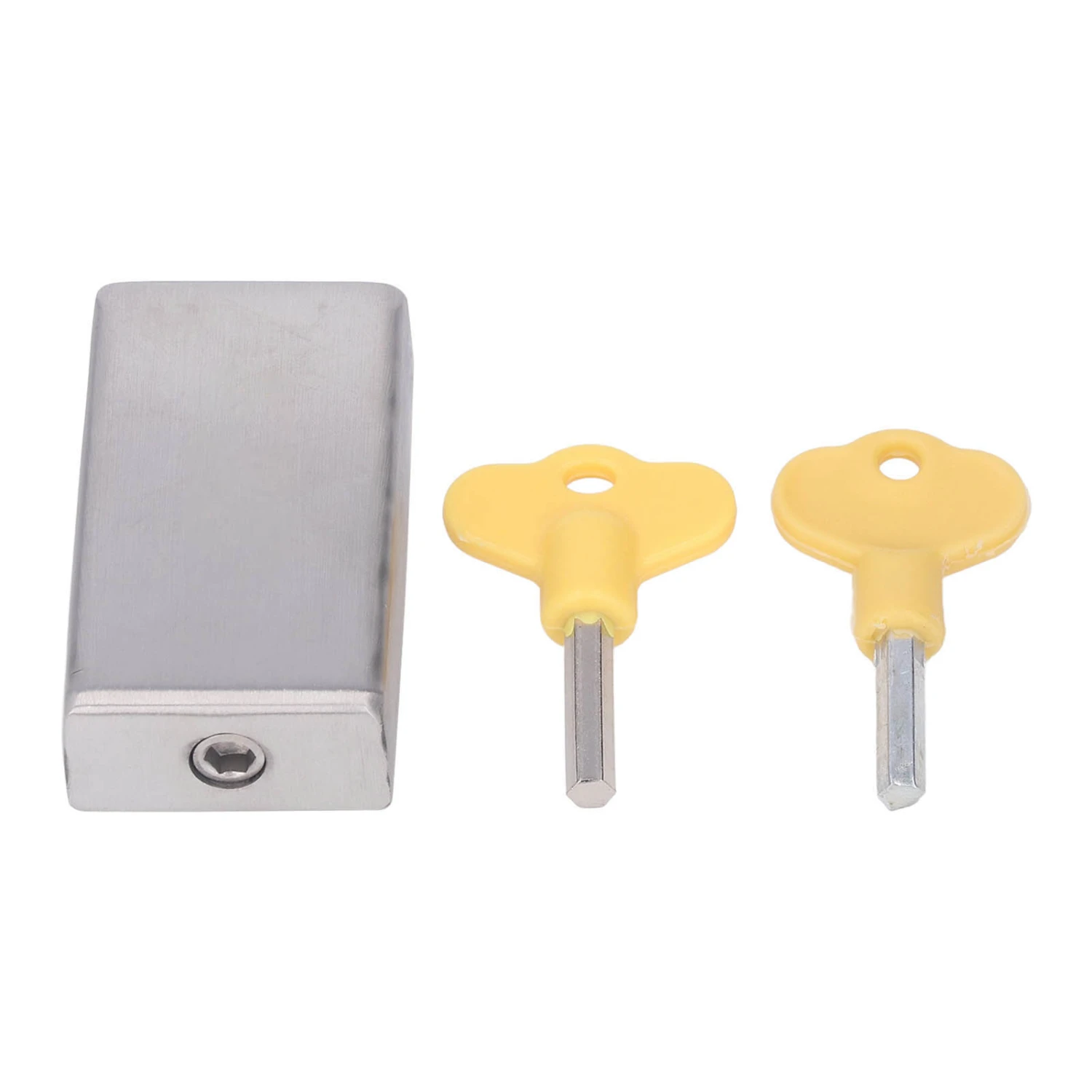 Window Locks Security Moveable Sliding Door Window Lock with 2 Keys for Child Safety Home and Office