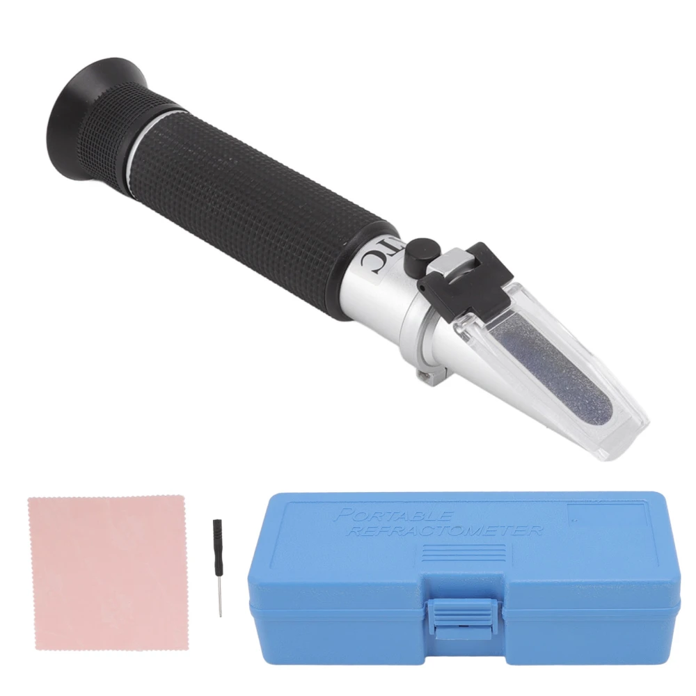 Handheld Alcohol Refractometer 0‑80% Antifreeze Tester for Spirit Alcohol Volume Percent Measurement