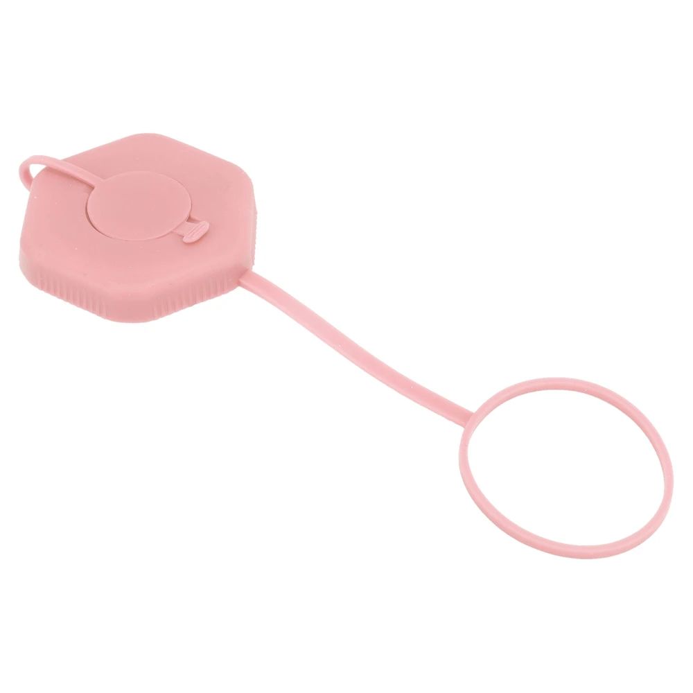 Water Jug Plug Silicone Good Sealing Water Bottle Top Cover Leakage Free for Home Pink