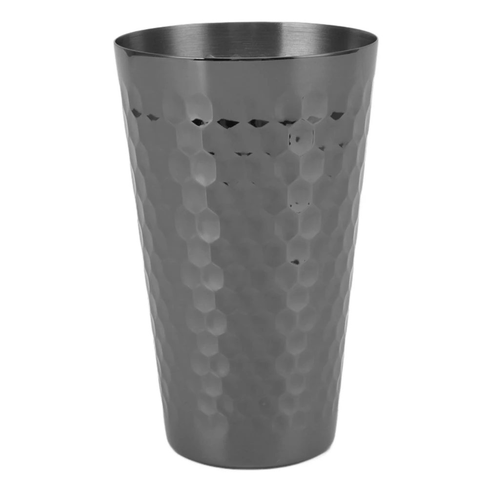 Drinking Cup 304 Stainless Steel Hammered Multipurpose Moscow Mule Mug for Bar Home Black Plating