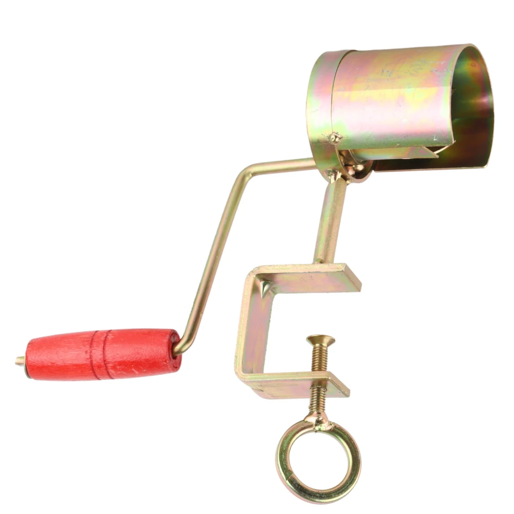 Hand Crank Corn Thresher Efficient Peeling Firm Clamping Comfortable Wood Handle Manual Corn Sheller Stripper