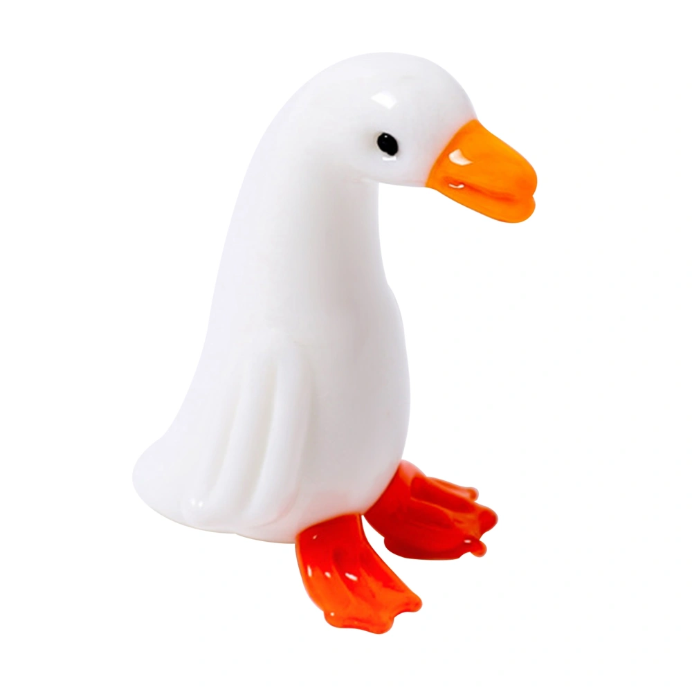 Glass Crafts Cute Animals Small Ornaments Duck Desktop Ornaments