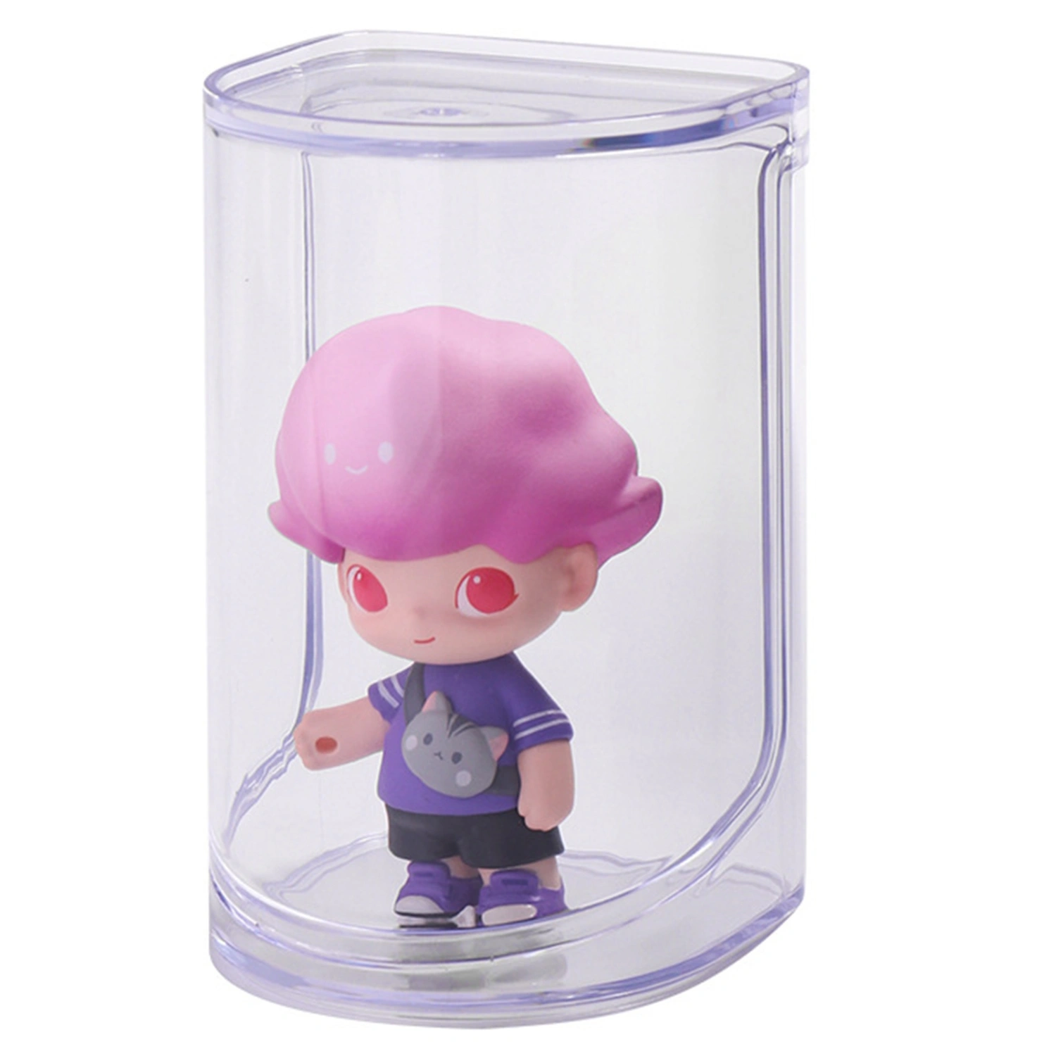 Dust Proof Action Figure Storage Boxplastic Clear Transparent Cartoon Figure Doll Display Case