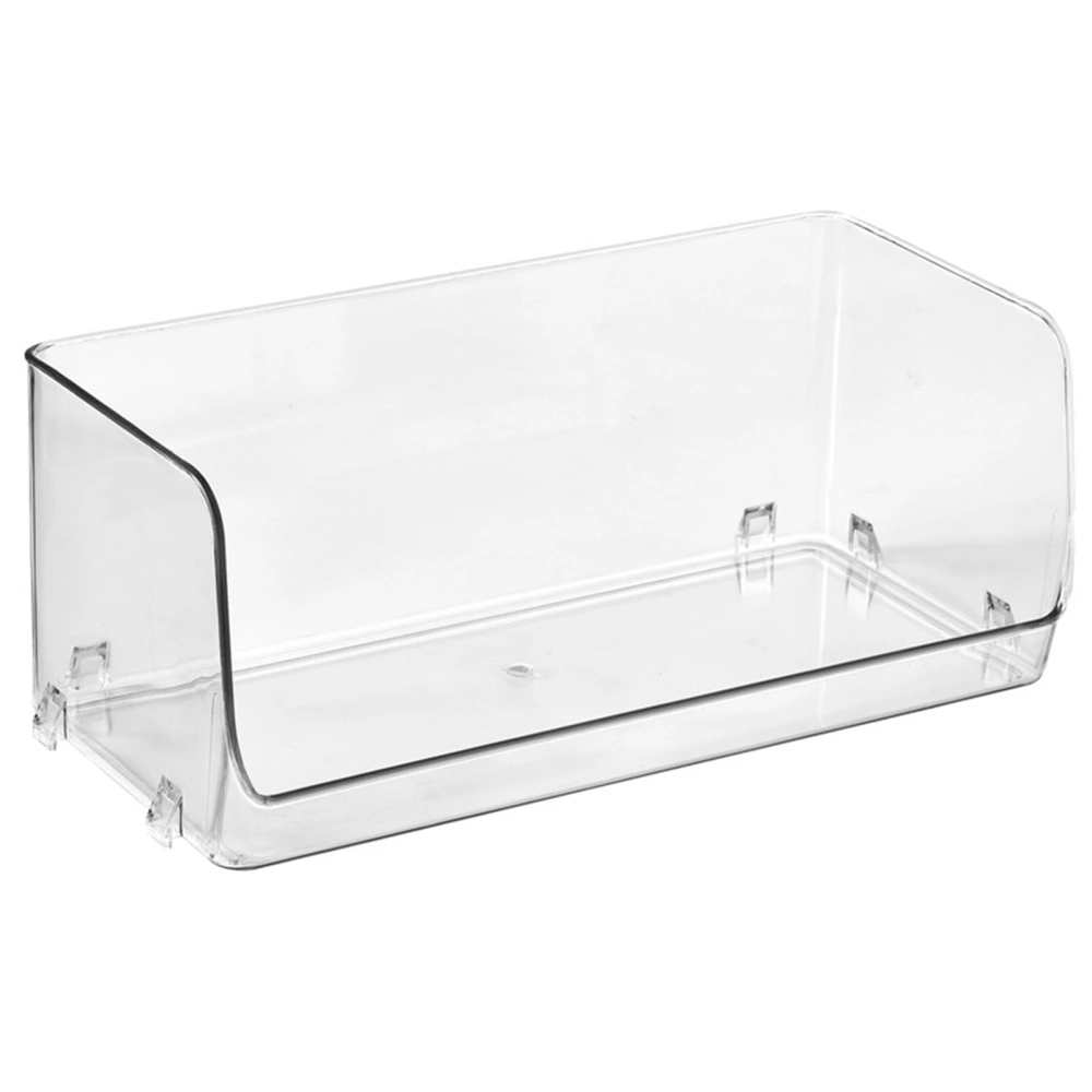 Cosmetic Display Case Multifunction Stackable Plastic Transparent Makeup Organizer for Home 32x15x12.8cm/12.6x5.9x5.3in