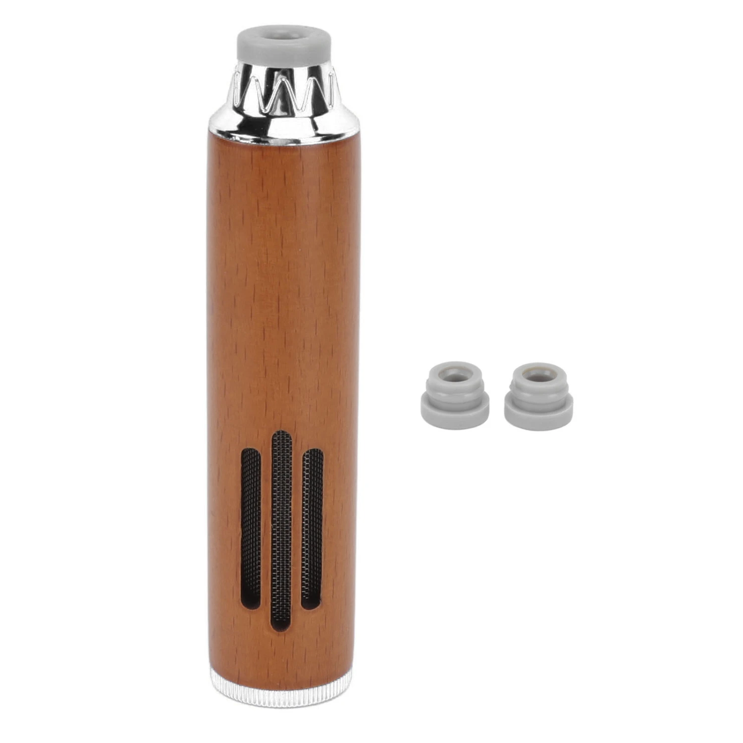 Mini Car Ashtray Portable Car Smoking Ashtray Cigarette Holder Ash Organizer Anti Soot Flying Cigarette Cover Silver