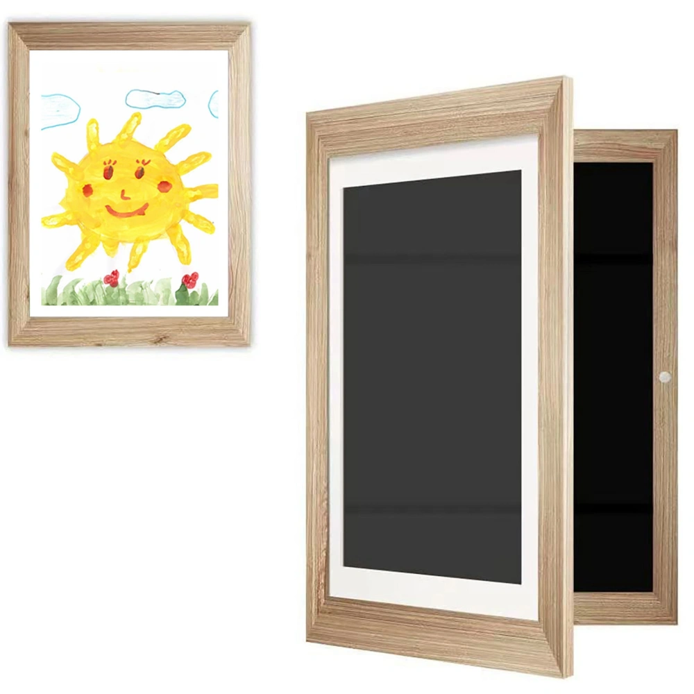 Children's Art Wooden Frame Photo Frame Decorative Photo Frame Kids Art Frames