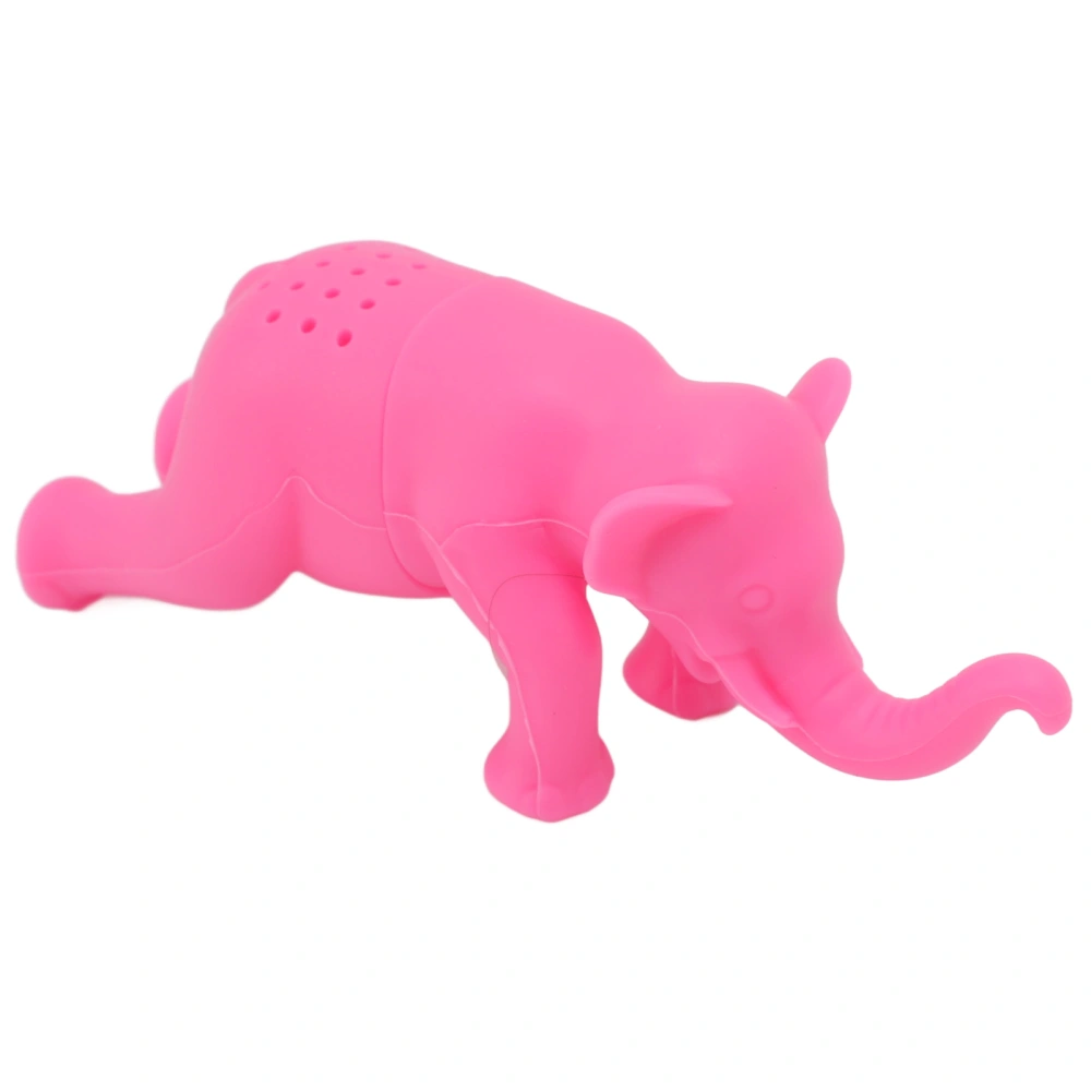 Silicone Tea Infuser Cute Animal Shape Flexible Silicone Tea Strainer Filter Diffuser Steeper for Loose Tea Elephant