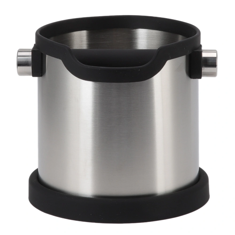 Stainless Steel Coffee Knock Box Coffee Grounds Bucket Container for Coffee Shops Bars Family Kitchens