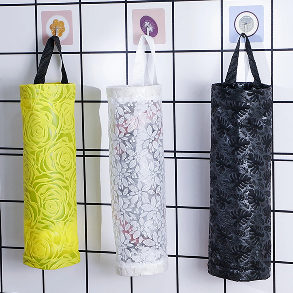 Wall Mounted Shopping Bag Shelf Storage Bag Plastic Bag Dispenser Plastic Bag Holder