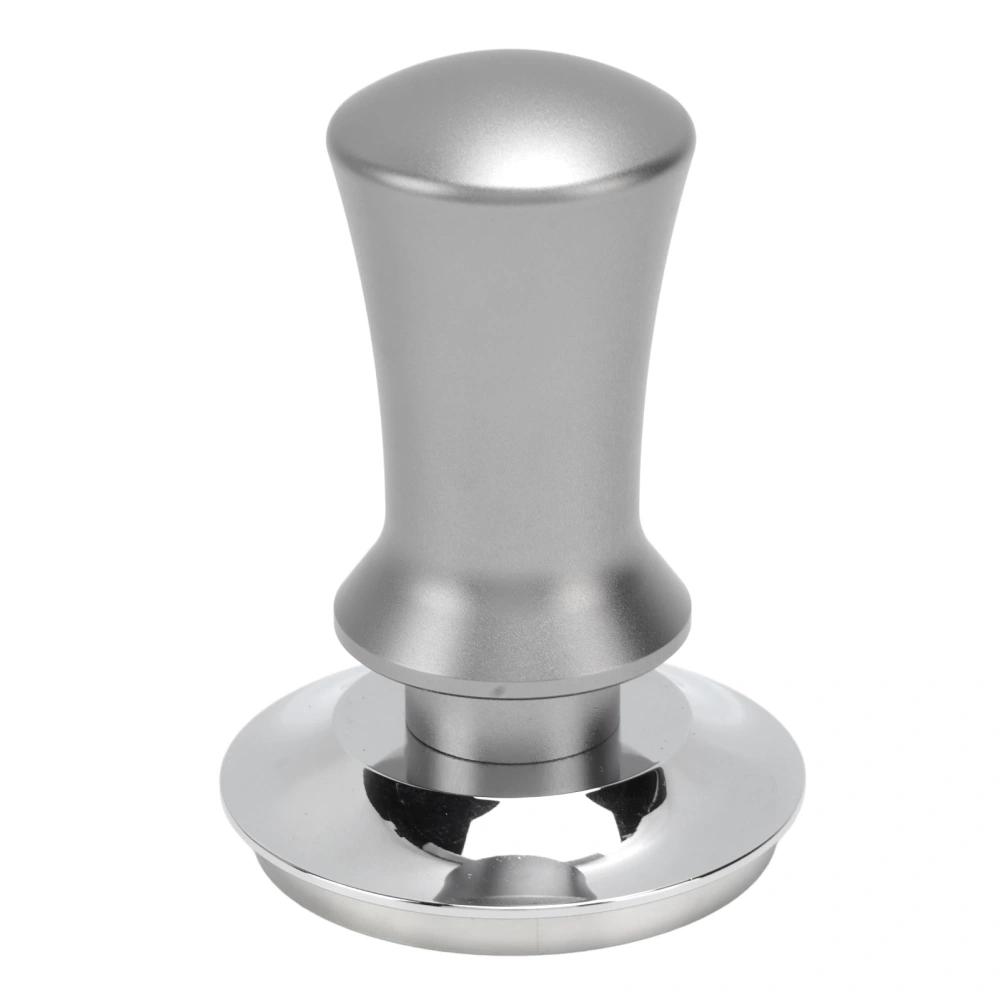 Coffee Tamper Coffee Powder Press Hammer Stainless Steel Constant Pressure for Coffee Accessories Silver 58mm